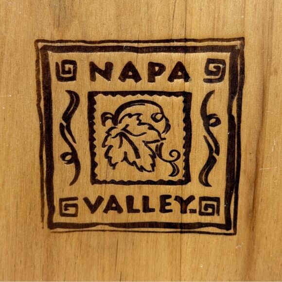 Vintage Napa Valley Box Co Wooden Adjustable Rack Tabletop Bookshelf - Picture 3 of 8